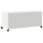 vidaXL Mobile TV Bianco 100,5x39x43,5 cm in Acciaio