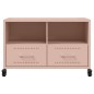 vidaXL Mobile TV Rosa 68x39x43,5cm in Acciaio Laminato a Freddo