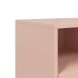 vidaXL Mobile TV Rosa 68x39x43,5cm in Acciaio Laminato a Freddo