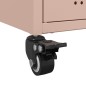 vidaXL Mobile TV Rosa 68x39x43,5cm in Acciaio Laminato a Freddo