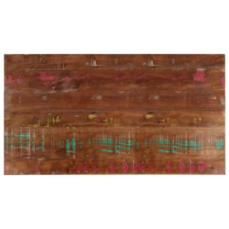 vidaXL Piano Tavolo 120x60x1,5 cm Rettangolare in Massello di Recupero