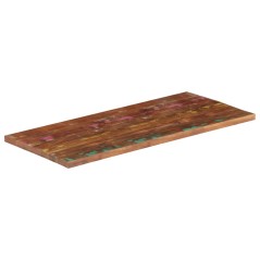 vidaXL Piano Tavolo 120x60x1,5 cm Rettangolare in Massello di Recupero