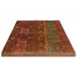 vidaXL Piano Tavolo 120x60x1,5 cm Rettangolare in Massello di Recupero vidaXL Piano Tavolo 120x60x1,5 cm Rettangolare in Massello di Recupero