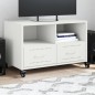 vidaXL Mobile TV Bianco 68x39x43,5 cm in Acciaio Laminato a Freddo