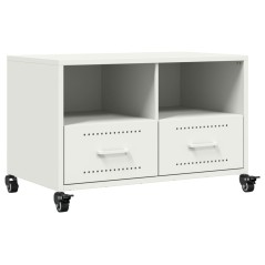 vidaXL Mobile TV Bianco 68x39x43,5 cm in Acciaio Laminato a Freddo