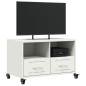 vidaXL Mobile TV Bianco 68x39x43,5 cm in Acciaio Laminato a Freddo