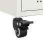 vidaXL Mobile TV Bianco 68x39x43,5 cm in Acciaio Laminato a Freddo