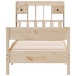 vidaXL Letto Libreria senza Materasso 90x200 cm Legno Massello Pino