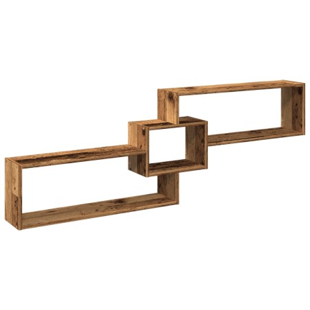 vidaXL Mobile a Parete 158x18x53 cm Legno Antico in Legno Multistrato