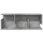 vidaXL Mobile a Parete 80x20x30 cm Grigio Cemento in Legno Multistrato vidaXL Mobile a Parete 80x20x30 cm Grigio Cemento in Legno Multistrato