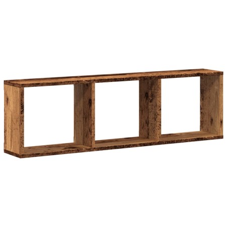 vidaXL Mobile a Parete 100x16x30 cm Legno Antico in Legno Multistrato