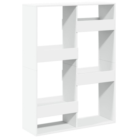 vidaXL Libreria Bianca 100x33x135 cm in Legno Multistrato