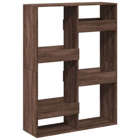 vidaXL Libreria Rovere Marrone 100x33x135 cm in Legno Multistrato