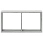 vidaXL Mobile a Parete 60x16x30 cm Grigio Sonoma in Legno Multistrato vidaXL Mobile a Parete 60x16x30 cm Grigio Sonoma in Legno Multistrato