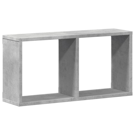vidaXL Mobile a Parete 60x16x30 cm Grigio Cemento in Legno Multistrato