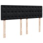 vidaXL Giroletto a Molle con Materasso Nero 140x190 cm in Velluto vidaXL Giroletto a Molle con Materasso Nero 140x190 cm in Velluto