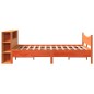 vidaXL Giroletto senza Materasso Marrone Cera 120x200 cm Legno di Pino vidaXL Giroletto senza Materasso Marrone Cera 120x200 cm Legno di Pino