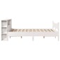 vidaXL Giroletto senza Materasso Bianco 150x200 cm Legno Massello Pino vidaXL Giroletto senza Materasso Bianco 150x200 cm Legno Massello Pino