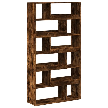 vidaXL Libreria Rovere Fumo 100x33x187,5 cm in Truciolato