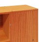 vidaXL Letto Libreria senza Materasso Marrone Cera 120x200 cm Legno vidaXL Letto Libreria senza Materasso Marrone Cera 120x200 cm Legno