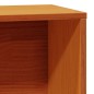 vidaXL Letto Libreria senza Materasso Marrone Cera 75x190 cm Legno vidaXL Letto Libreria senza Materasso Marrone Cera 75x190 cm Legno