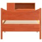 vidaXL Letto senza Materasso Marrone Cera 75x190 cm in Legno di Pino