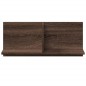 vidaXL Mobile a Parete 70x16,5x30 cm Rovere Marrone Legno Multistrato vidaXL Mobile a Parete 70x16,5x30 cm Rovere Marrone Legno Multistrato