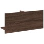 vidaXL Mobile a Parete 70x16,5x30 cm Rovere Marrone Legno Multistrato vidaXL Mobile a Parete 70x16,5x30 cm Rovere Marrone Legno Multistrato