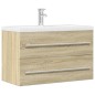 vidaXL Mobile Lavabo Legno Antico 80x38,5x48 cm in Legno Multistrato vidaXL Mobile Lavabo Legno Antico 80x38,5x48 cm in Legno Multistrato