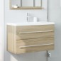 vidaXL Mobile Lavabo Legno Antico 80x38,5x48 cm in Legno Multistrato vidaXL Mobile Lavabo Legno Antico 80x38,5x48 cm in Legno Multistrato
