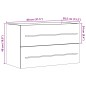 vidaXL Mobile Lavabo Legno Antico 80x38,5x48 cm in Legno Multistrato vidaXL Mobile Lavabo Legno Antico 80x38,5x48 cm in Legno Multistrato