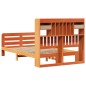 vidaXL Letto Libreria senza Materasso Marrone Cera 120x190 cm in Pino vidaXL Letto Libreria senza Materasso Marrone Cera 120x190 cm in Pino