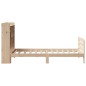 vidaXL Letto Libreria senza Materasso 90x200 cm Legno Massello Pino vidaXL Letto Libreria senza Materasso 90x200 cm Legno Massello Pino