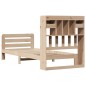 vidaXL Letto Libreria senza Materasso 90x200 cm Legno Massello Pino vidaXL Letto Libreria senza Materasso 90x200 cm Legno Massello Pino