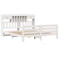 vidaXL Giroletto con Libreria senza Materasso 180x200 cm in Legno Pino vidaXL Giroletto con Libreria senza Materasso 180x200 cm in Legno Pino