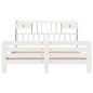 vidaXL Giroletto con Libreria senza Materasso 180x200 cm in Legno Pino vidaXL Giroletto con Libreria senza Materasso 180x200 cm in Legno Pino