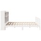 vidaXL Giroletto con Libreria senza Materasso 180x200 cm in Legno Pino vidaXL Giroletto con Libreria senza Materasso 180x200 cm in Legno Pino