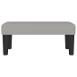 Panca Grigio Chiaro 70x30x30 cm in Tessuto