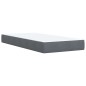 vidaXL Giroletto a Molle con Materasso Grigio Scuro 90x200 cm Velluto vidaXL Giroletto a Molle con Materasso Grigio Scuro 90x200 cm Velluto