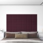 Pannelli Murali 12 pz Viola 30x15 cm Tessuto 0,54 m² Pannelli Murali 12 pz Viola 30x15 cm Tessuto 0,54 m²