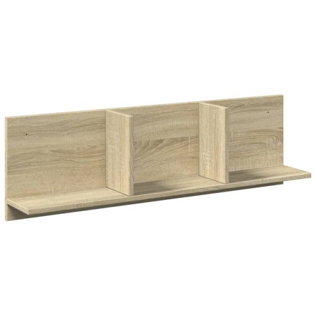 vidaXL Mobile a Parete 100x16,5x30 cm Rovere Sonoma in Truciolato