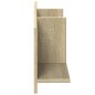 vidaXL Mobile a Parete 100x16,5x30 cm Rovere Sonoma in Truciolato