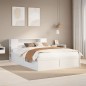 vidaXL Giroletto senza Materasso Bianco 150x200 cm Legno Massello Pino vidaXL Giroletto senza Materasso Bianco 150x200 cm Legno Massello Pino