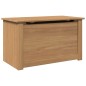 vidaXL Cesta con Coperchio Panama 79x42x46 cm Legno Massello di Pino vidaXL Cesta con Coperchio Panama 79x42x46 cm Legno Massello di Pino