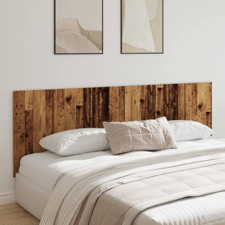 vidaXL Testiera a Parete Legno Antico 240x1,5x80 cm in Truciolato