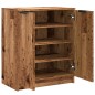 vidaXL Scarpiera Legno Antico 59x35x70 cm in Truciolato vidaXL Scarpiera Legno Antico 59x35x70 cm in Truciolato