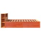 vidaXL Giroletto senza Materasso Marrone Cera 120x200 cm Legno di Pino vidaXL Giroletto senza Materasso Marrone Cera 120x200 cm Legno di Pino
