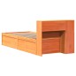 vidaXL Letto senza Materasso Marrone Cera 75x190 cm in Legno di Pino vidaXL Letto senza Materasso Marrone Cera 75x190 cm in Legno di Pino