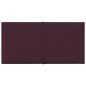 Pannelli Murali 12 pz Viola 30x15 cm Tessuto 0,54 m² Pannelli Murali 12 pz Viola 30x15 cm Tessuto 0,54 m²