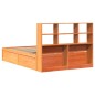 vidaXL Giroletto senza Materasso Marrone Cera 150x200 cm Legno di Pino vidaXL Giroletto senza Materasso Marrone Cera 150x200 cm Legno di Pino